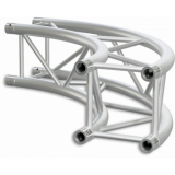 HQ30C400B - Square section 29 cm circle HEAVY truss, tube 50x3mm,4x FCQ5 included,D.400,BK