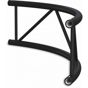 SF40C300V - Flat section 40 cm circle truss, tube 50x2mm, 4x FCF5 included, D.300, Vert #10
