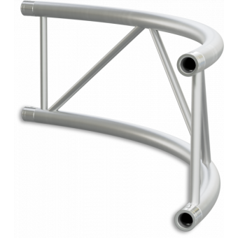 SF40C150VB - Flat section 40 cm circle truss, tube 50x2mm, 4x FCF5 included,D.150,Vert.,BK