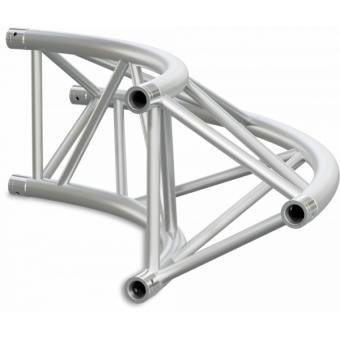 ST40C600U - Triangle section 40 cm circle truss, tube 50x2mm, 4x FCT5 included, D.600, V.Up #20