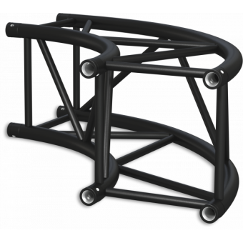 HQ40C600 - Square section 40 cm circle HEAVY truss, tube 50x3mm, 4x FCQ5 included, D.600 #3