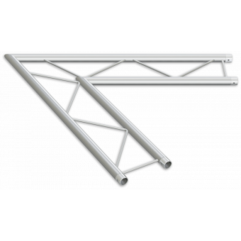 SF22L2060H - 2-way L corner for SF22 Series, extrude tube 35x2mm, FCF3 included, 60°, Horiz. #4