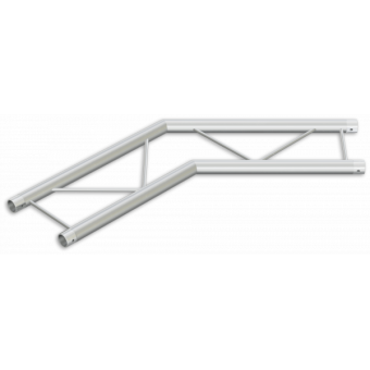 SF22L2060H - 2-way L corner for SF22 Series, extrude tube 35x2mm, FCF3 included, 60°, Horiz. #10