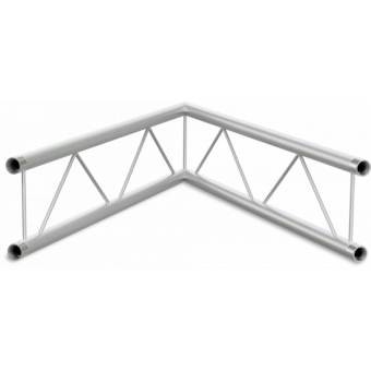 SF22L2120H - 2-way L corner for SF22 Series, extrude tube 35x2mm, FCF3 included, 120°, Horiz.