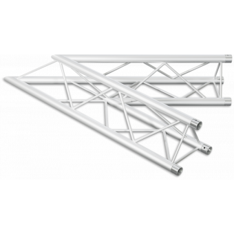 ST22L2045U - 2-way corner for ST22 Series, extrude tube 35x2mm, FCT3 included, 45°, V.Up