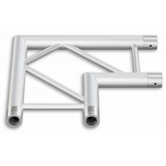 SF30L2045H - 2-way corner for SF30 Series, extrude tube 50x2mm, FCF5 included, 45°, Horiz. #9