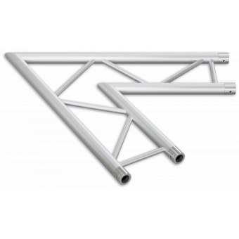 SF30L2060H - 2-way corner for SF30 Series, extrude tube 50x2mm, FCF5 included, 60°, Horiz. #5