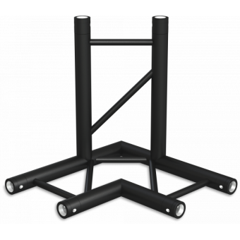 SF30L3H - 3-way L corner for SF30 Series, extrude tube 50x2mm, 2x FCF5 included, Horiz. #4
