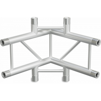 SF30L4090VB - 4-way L joinL for SF30 Series, extrude tube 50x2mm,2x FCF5 included,Vert.,BK #3