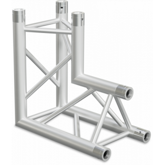 ST30L2090UB - 2-way corner for ST30 Series, extrude tube 50x2mm, FCT5 included,90°,V.Up,BK #7