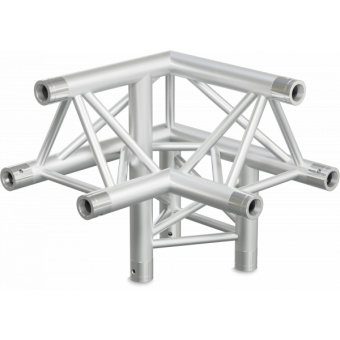 ST30L3LUB - 3-way L corner for ST30 Series, tube 50x2mm, 2x FCT5 included, Left, V.Up,BK #7