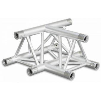 ST30T3DB - 3-way T joint for ST30 Series, tube 50x2mm, 2x FCT5 included, V.Down,BK #5