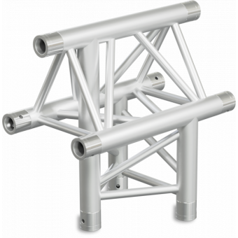 ST30T3UB - 3-way T joint for ST30 Series, tube 50x2mm, 2x FCT5 included, V.Up,BK #9