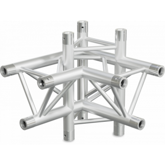 ST30X4RD - 4-way X joint for ST30 Series, tube 50x2mm, 2x FCT5 included, Right, V.Down #3