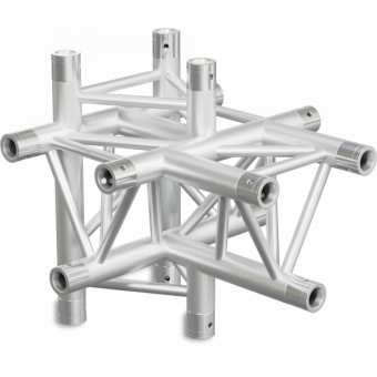 ST30T5U - 5-way T joint for ST30 Series, extrude tube 50x2mm, 2x FCT5 included, V.Up