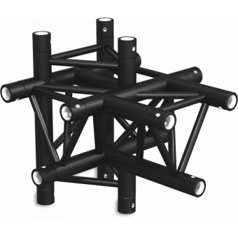 ST30T5UB - 5-way T joint for ST30 Series, extrude tube 50x2mm, 2x FCT5 included, V.Up,BK #2