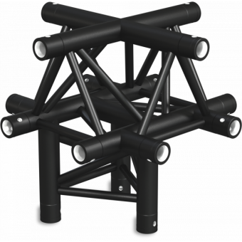 ST30X5U - 5-way X joint for ST30 Series, extrude tube 50x2mm, 2x FCT5 included, V.Up #2