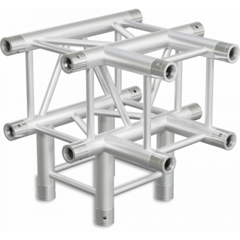 SQ30T4 - 4-way T joint for SQ30 Series, extrude tube 50x2mm, 2x FCQ5 included #2