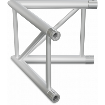 SF40L2120V - 2-way corner for SF40 Series, extrude tube 50x2mm, FCF5 included, 120°, Vert. #3
