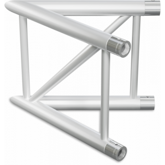 SF40L2120V - 2-way corner for SF40 Series, extrude tube 50x2mm, FCF5 included, 120°, Vert.