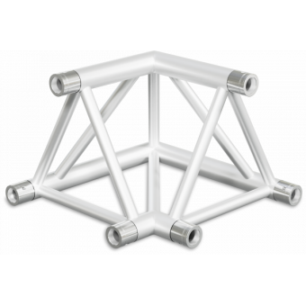 ST40L2090EB - 2-way corner for ST40 Series, extrude tube 50x2mm, FCT5 included,90°,V.Ext,BK #5