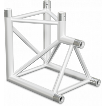 ST40L2090IB - 2-way corner for ST40 Series, extrude tube 50x2mm, FCT5 included,90°,V.Int,BK #7