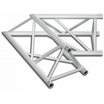 ST40L2135UB - 2-way corner for ST40 Series, extrude tube 50x2mm, FCT5 included,135°,V.Up,BK #3
