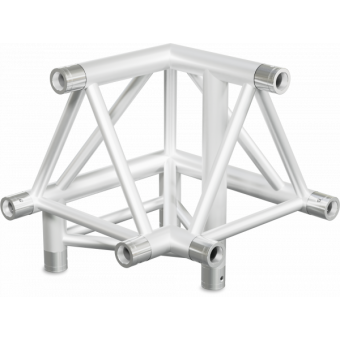 ST40L3LUB - 3-way L corner for ST40 Series, tube 50x2mm, 2x FCT5 included, Left, V.Up,BK #3