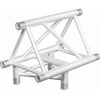 ST40T3LDB - 3-way T joint for ST40 Series, tube 50x2mm, 2x FCT5 included,Left,V.Down,BK #3