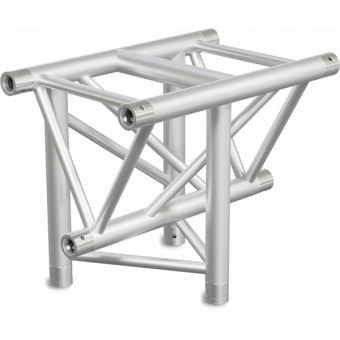 ST40T3LUB - 3-way T joint for ST40 Series, tube 50x2mm, 2x FCT5 included,Left,V.Up.BK