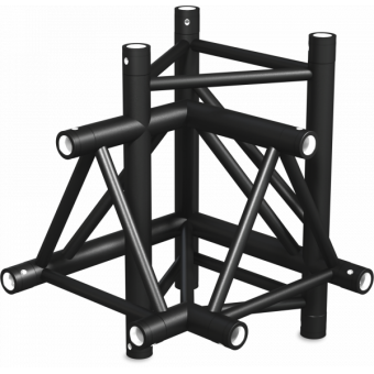 ST40X4LB - 4-way X joint for ST40 Series, tube 50x2mm, 2x FCT5 included, Left,BK #4
