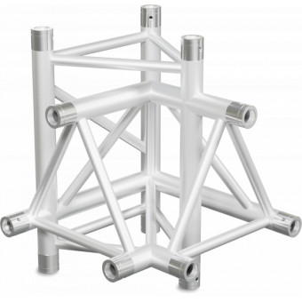 ST40X4LB - 4-way X joint for ST40 Series, tube 50x2mm, 2x FCT5 included, Left,BK #5