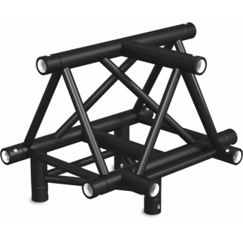 ST40T4DB - 4-way T joint for ST40 Series, tube 50x2mm, 2x FCT5 included, V.Down,BK #2