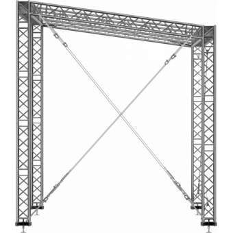 SRS30M0604 - Flat roof structure, 6x4.5x5 m #3