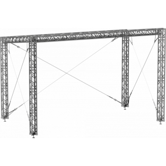 SRS40M1008 - Flat roof structure, 10x8.5x8 m