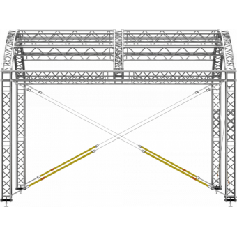 GRA30M0604 - Curved roof, truss, 6x4x4.5 m #7