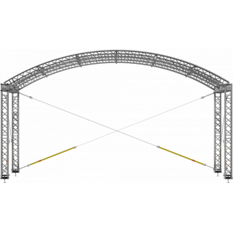 GRA30M1008 - Curved roof, truss, 10x8x5 m #6