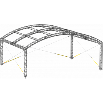 GRA30M1008 - Curved roof, truss, 10x8x5 m #9