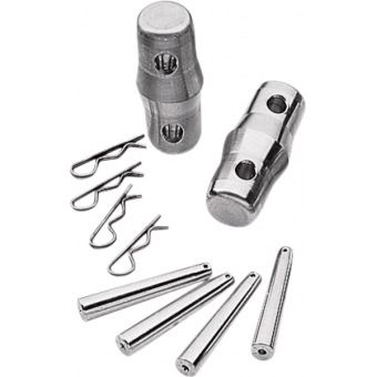 FCF3 - Quick connection, 2 spigots, 4 pins, 4 safety spring, SF22