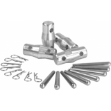 ALFCQ5 - Quick connection kit 4 spigots, 8 pins, 8 safety springs for ALH34/ALS34 Series