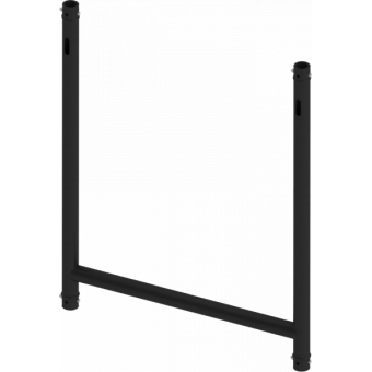 LF5H4175AL - 4-way H joint, 750x415mm, Ø 48,3mm, Connection kit included, 2,22kg, ALU #4