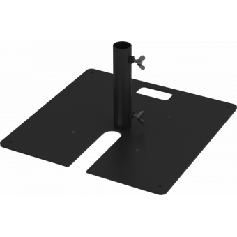 LF5BF58AL - Base plate compatible with extruded tubes Ø48,3mm, AL #2