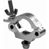 C6002A - Slim aluminium clamp, 200kg loading, 48-51mm tubes, M10 bolt, Aluminium