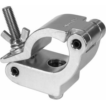 C6020B - Heavy-load aluminum side-clamp, 500kg loa, 48-51mm tubes, M10 bolt, Black
