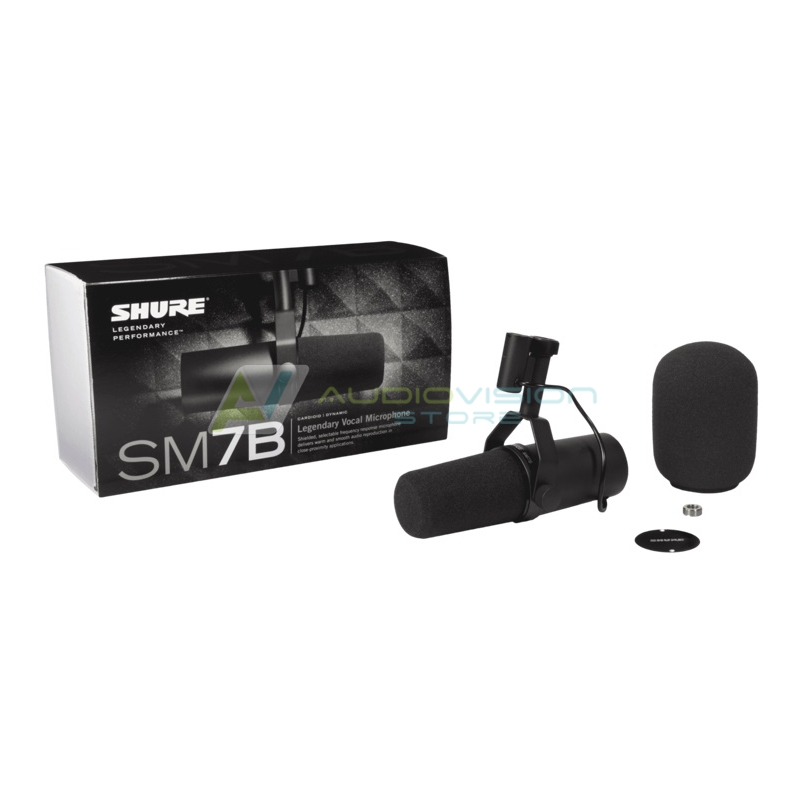 Microfon de studio Shure SM7B | AudioVision.ro