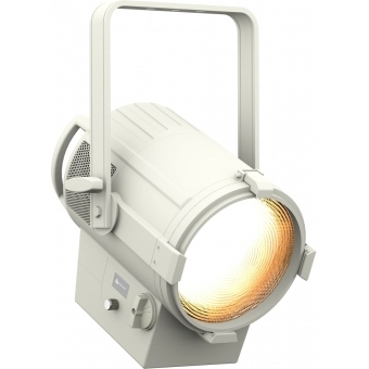 Prolights EclFresnel TUWH - Proiector LED Fresnel 3200K, 17-66°, barndoors/ Alb