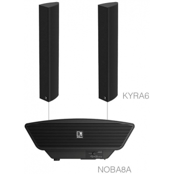 Audac CONGRESS5.3/B - Sistem sonorizare 2 x KYRA6 + NOBA8A/ Negru