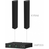 Audac CONGRESS6.2/B - Sistem sonorizare AMP203 + 2 x KYRA6/ Negru