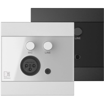 AUDAC WP205/W - Panou de control ARES5A - Intrare microfon și linie 80 x 80mm/ Alb #3