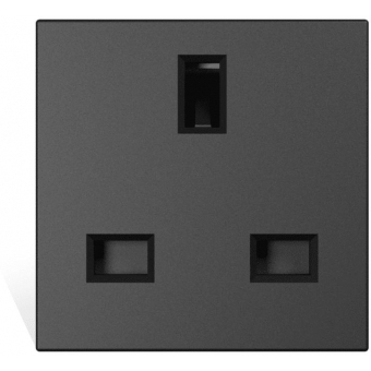 CP45PUK/B - Connection module - UK power socket - Black version #1